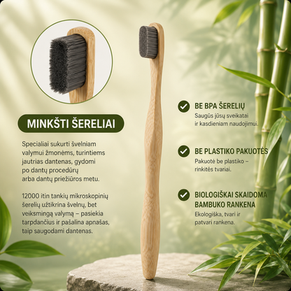 Bamboo šepetėlis