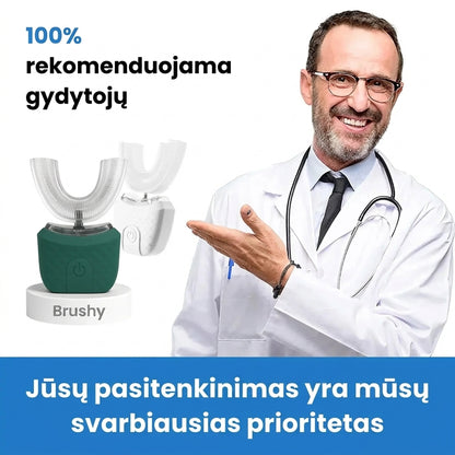 Brushy - elektrinis dantų šepetėlis